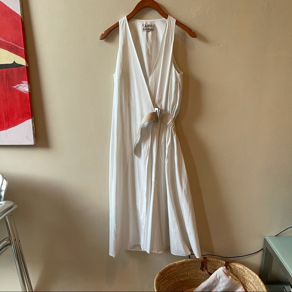 White Midi Dress